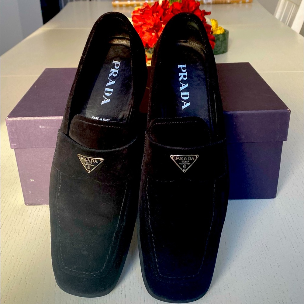 These Prada shoes are from Neiman Marcus. They only been worn once.